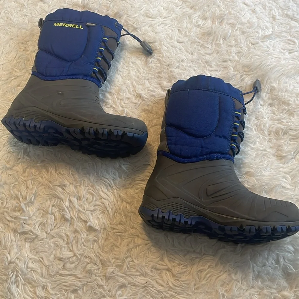 Merrell Snow Quest Boys Waterproof Boots - Picture 4 of 7